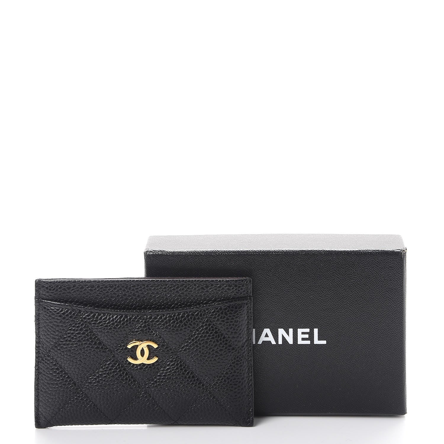 Chanel Caviar Quilted Card Holder Black 9 of 9