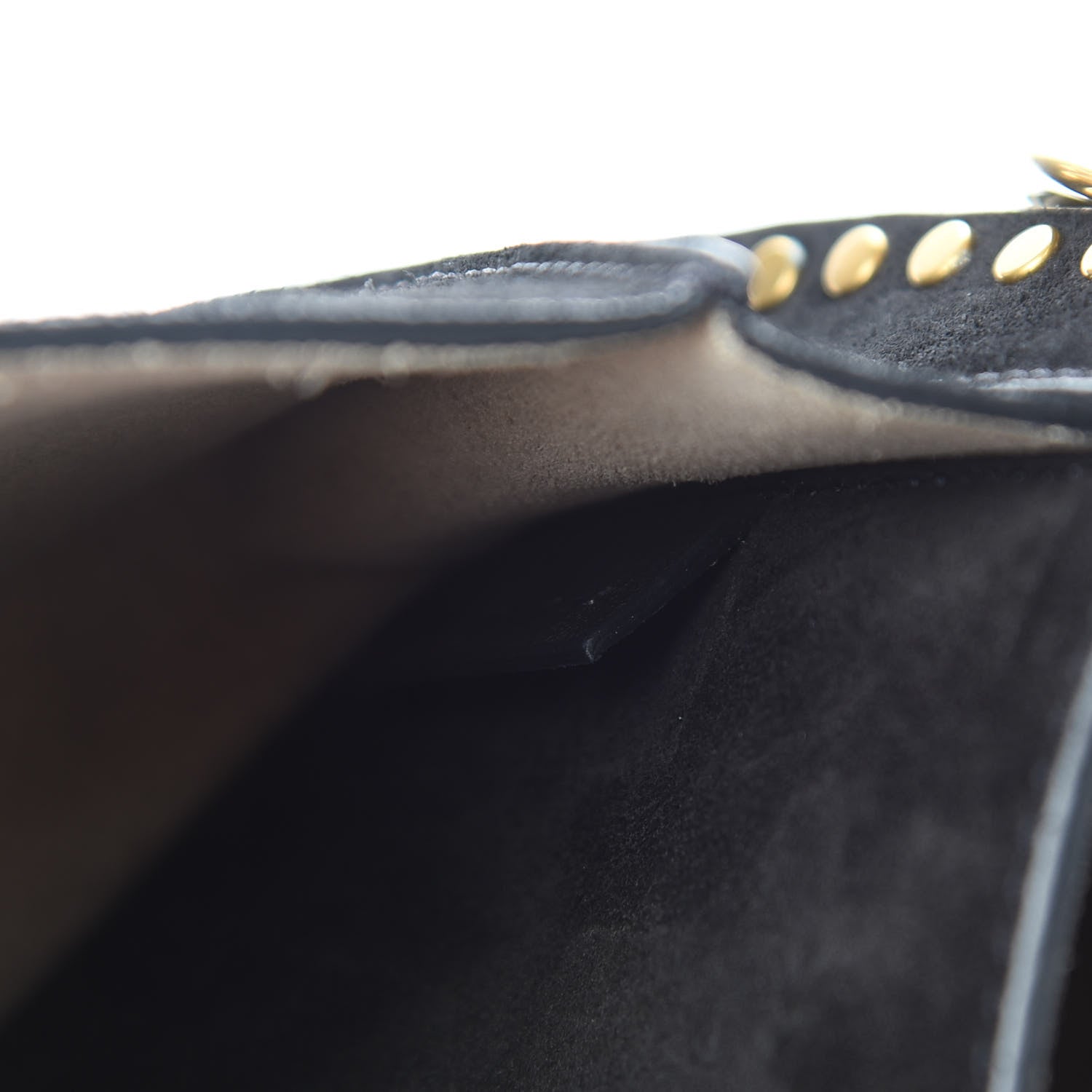 Chloe Suede Calfskin Braided Mini Hudson Shoulder Bag Black 7 of 12