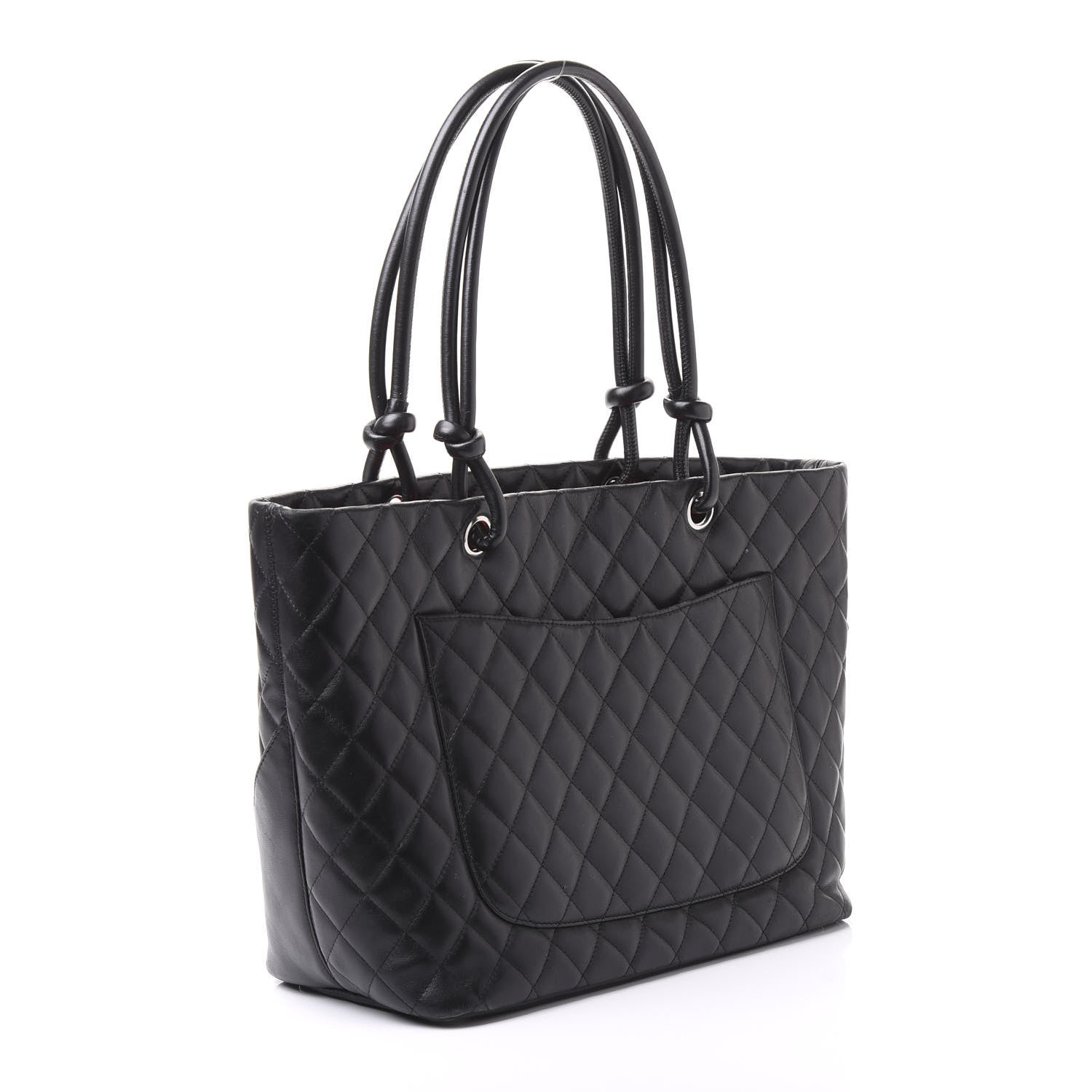 Chanel Calfskin Quilted Large Cambon Tote Black 2 of 14