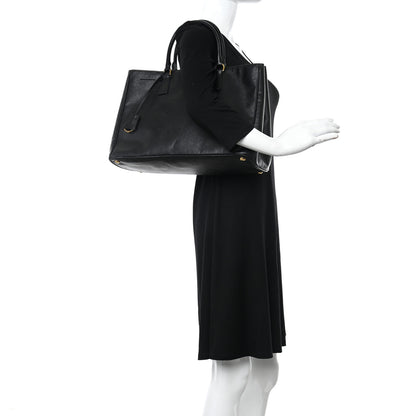 Prada Saffiano Lux Large Tote Black 2 of 10