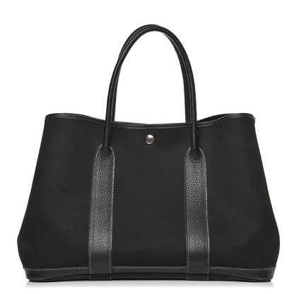 Hermes Toile Negonda Garden Party Tote 36 MM Black 1 of 10
