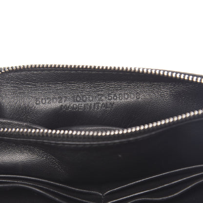 Balenciaga Pebbled Calfskin Everyday Chain Wallet Black 7 of 10