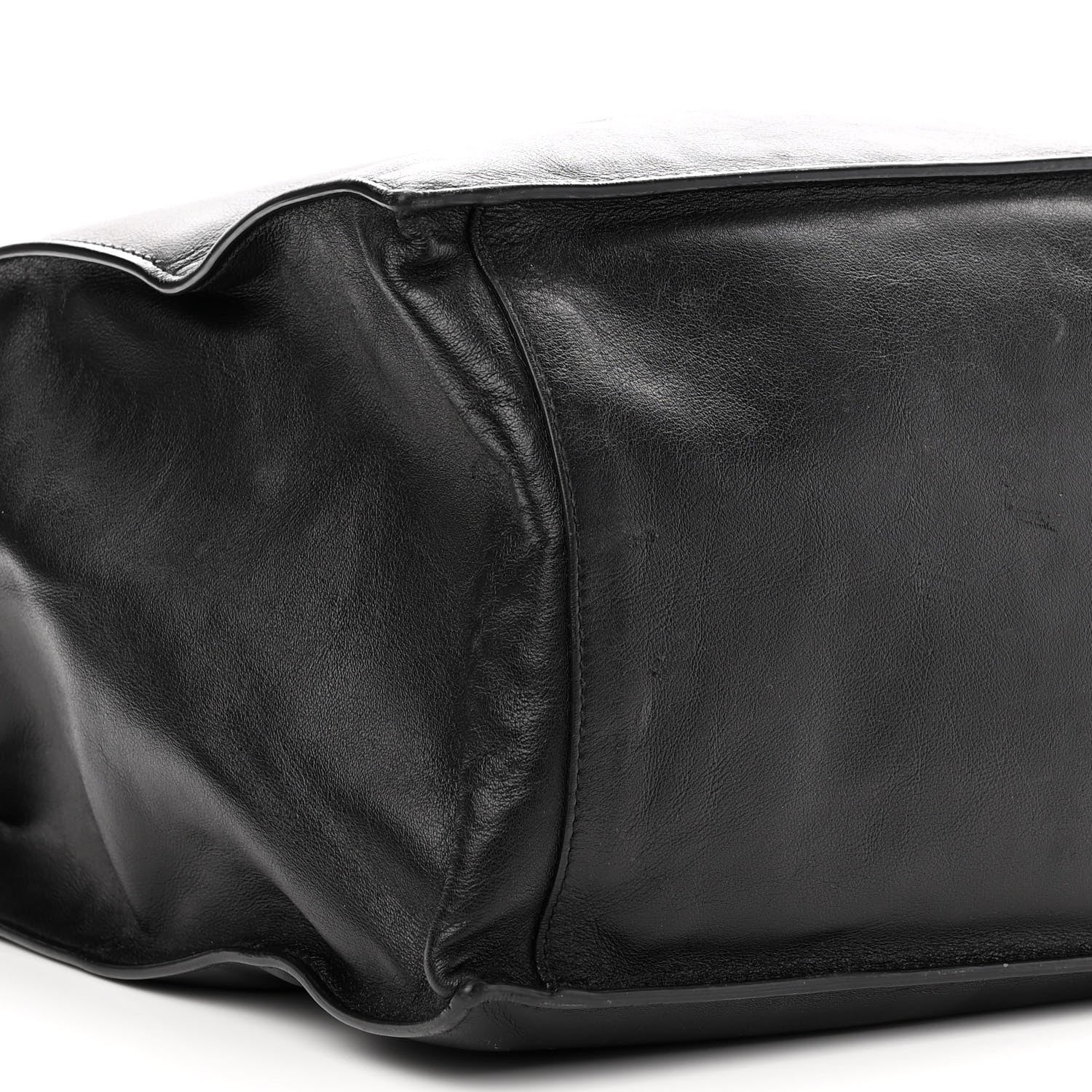 Saint Laurent Calfskin Rive Gauche North South Tote Black 8 of 12