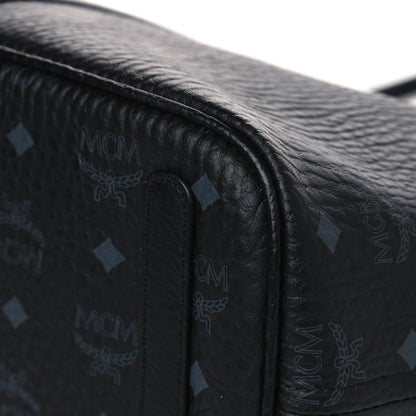 MCM Visetos Medium Liz Reversible Shopper Tote Black 11 of 19