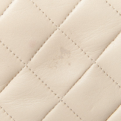 Chanel Lambskin Quilted Medium Double Flap Light Beige 10 of 11