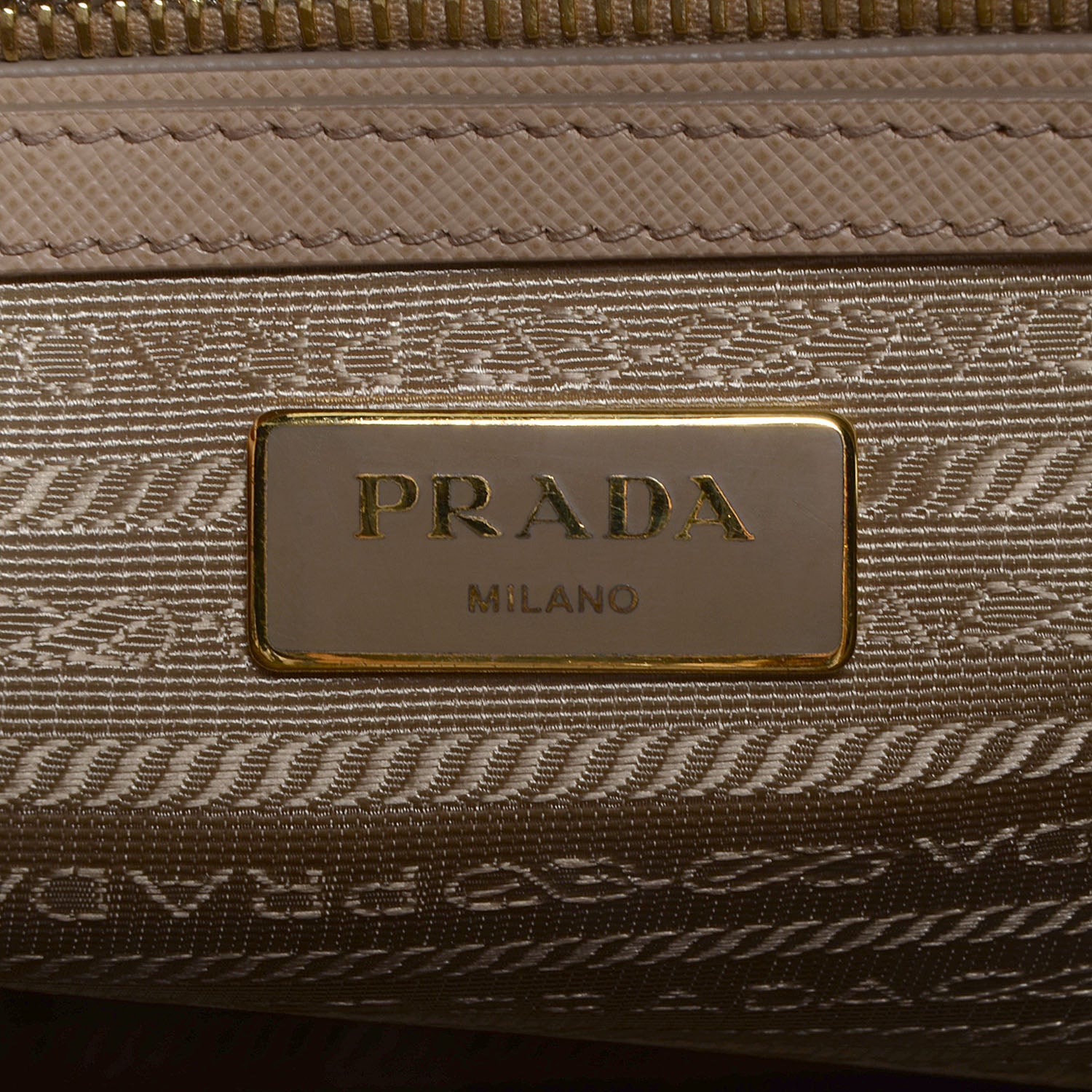 Prada Saffiano Lux Bowler Sabbia 7 of 11