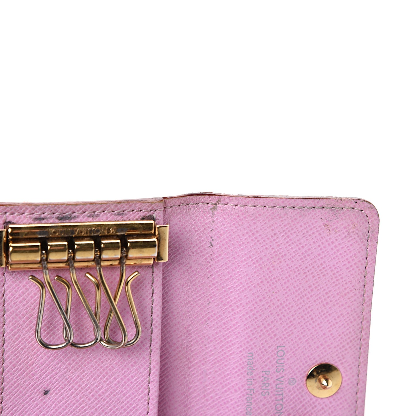 Monogram Multicolor Multicles 4 Key Holder White Litchi