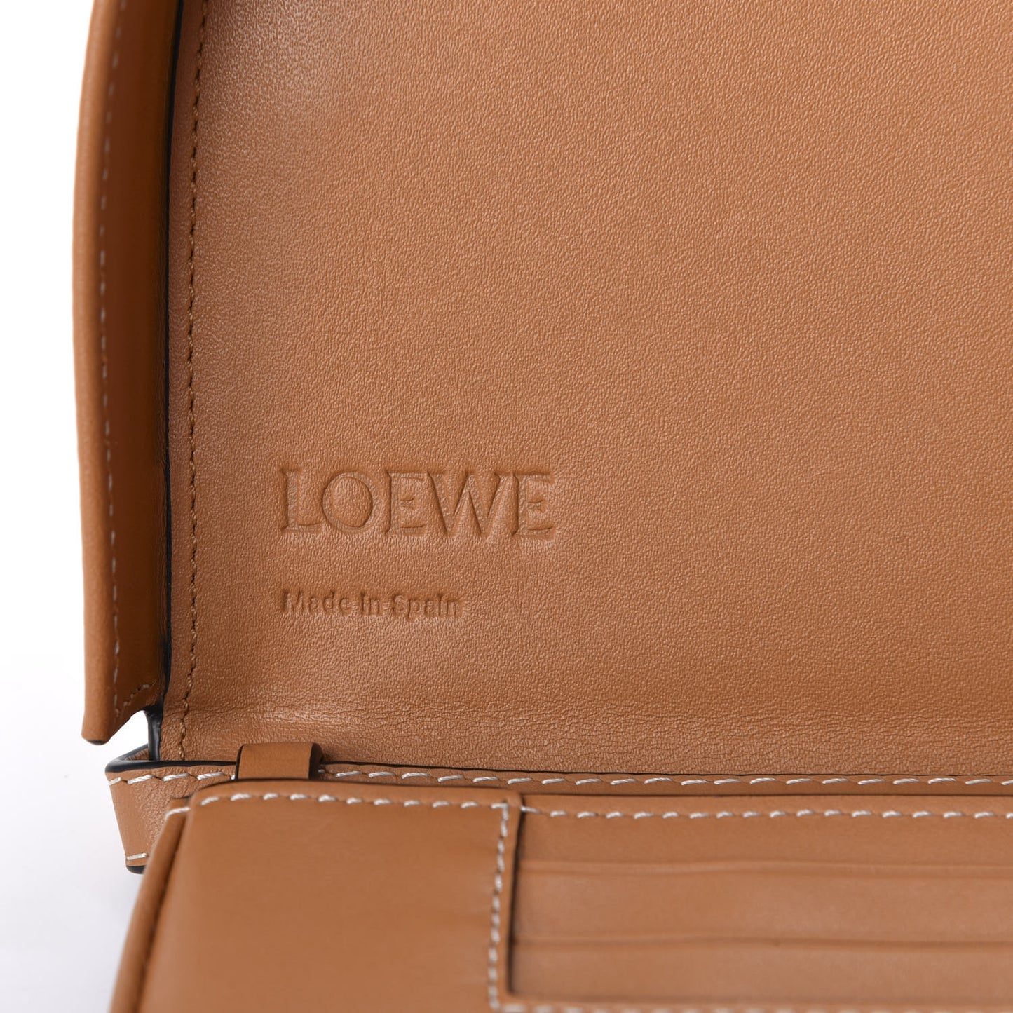 Soft Calfskin Heel Mini Saddle Bag Amber