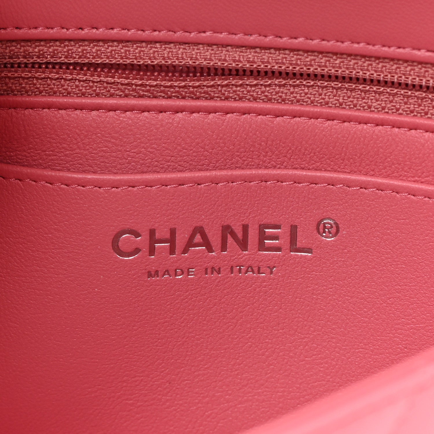 Chanel Lambskin Quilted Mini Rectangular Flap Pink 6 of 12