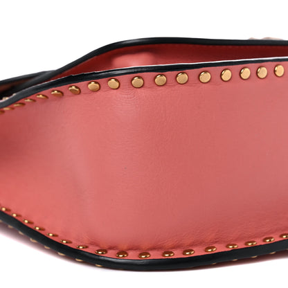 Chloe Calfskin Braided Mini Hudson Shoulder Bag Misty Rose 6 of 9