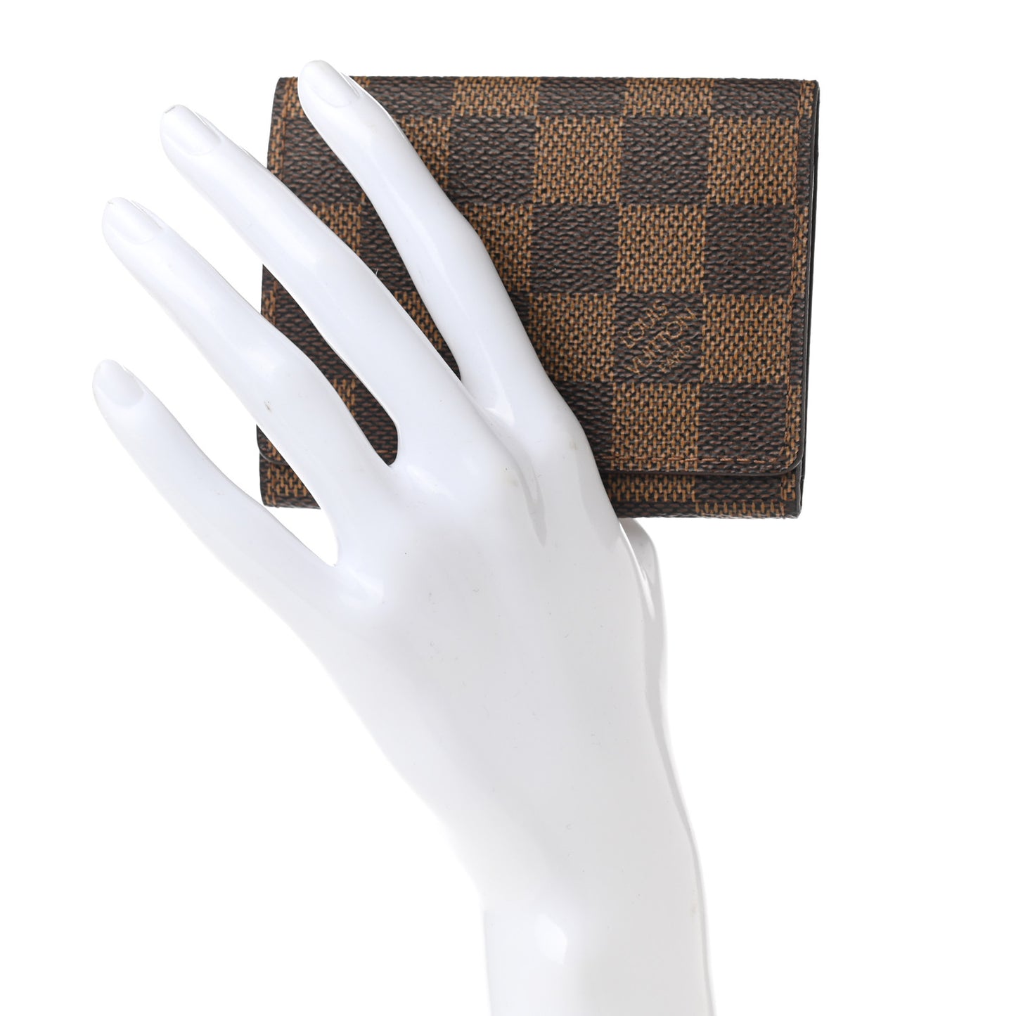 Damier Ebene Business Card Holder