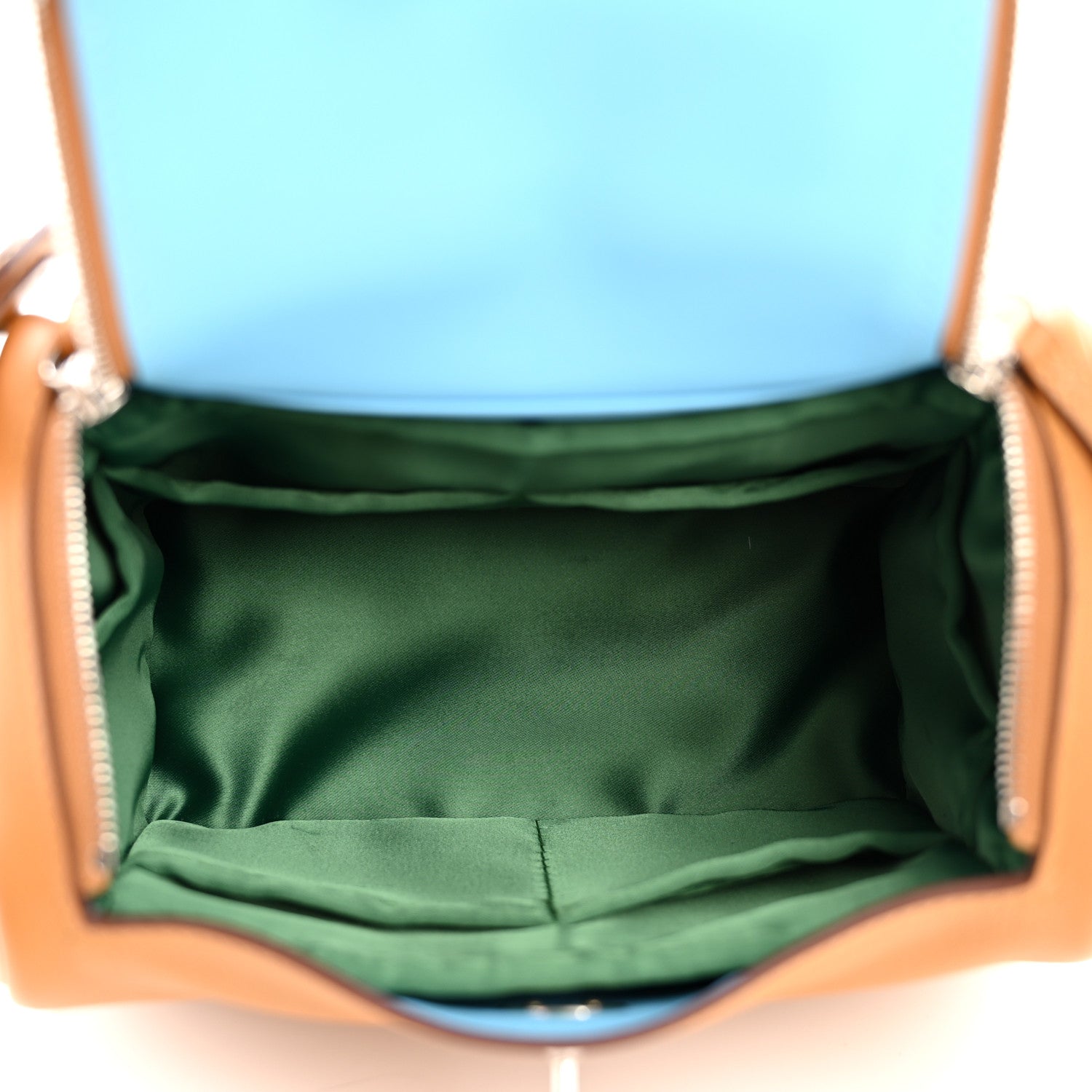 Hermes Swift Verso Mini Lindy 20 Sesame Bleu Brume 6 of 12