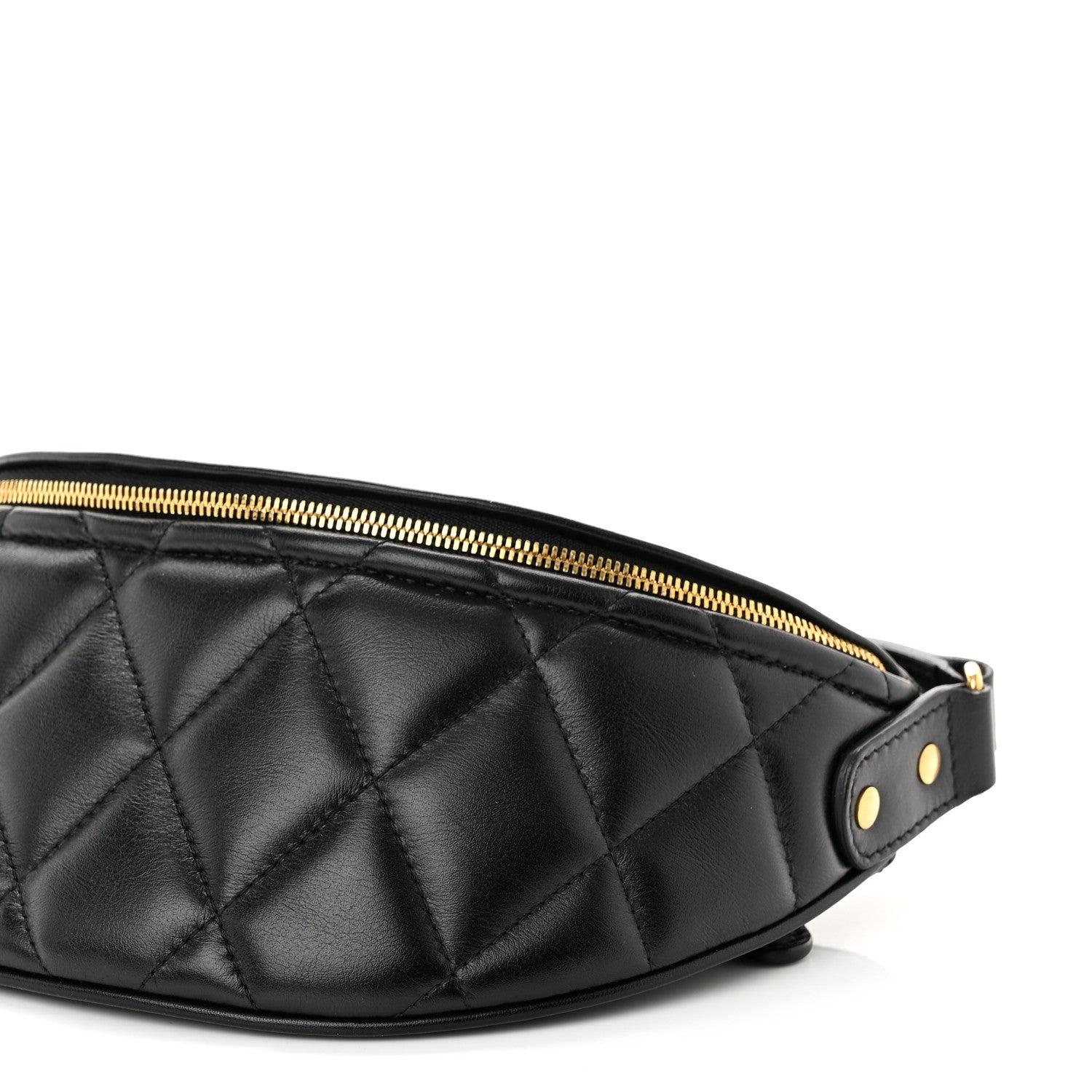 Balenciaga Calfskin Quilted XXS Souveniers Charms Belt Bag Black 9 of 9