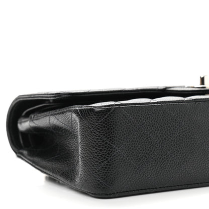 Chanel Caviar Quilted Medium Double Flap Black 12 of 13