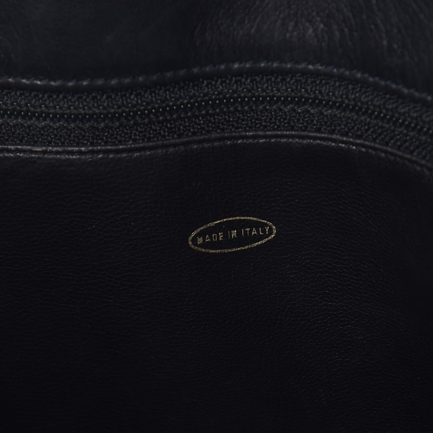 Lambskin Stitched Shopper Tote Black