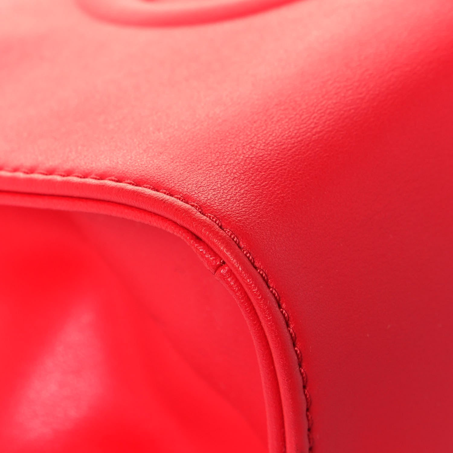 Telfar Vegan Leather Small Shopping Bag Red 8 of 11