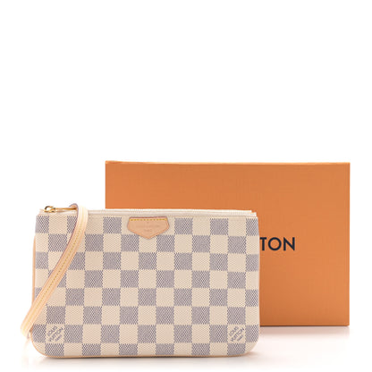 Louis Vuitton Damier Azur Double Zip Pochette 12 of 12