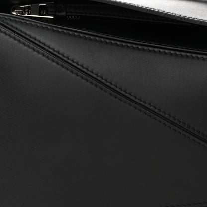 Loewe Satin Calfskin Small Puzzle Bag Black 11 of 11