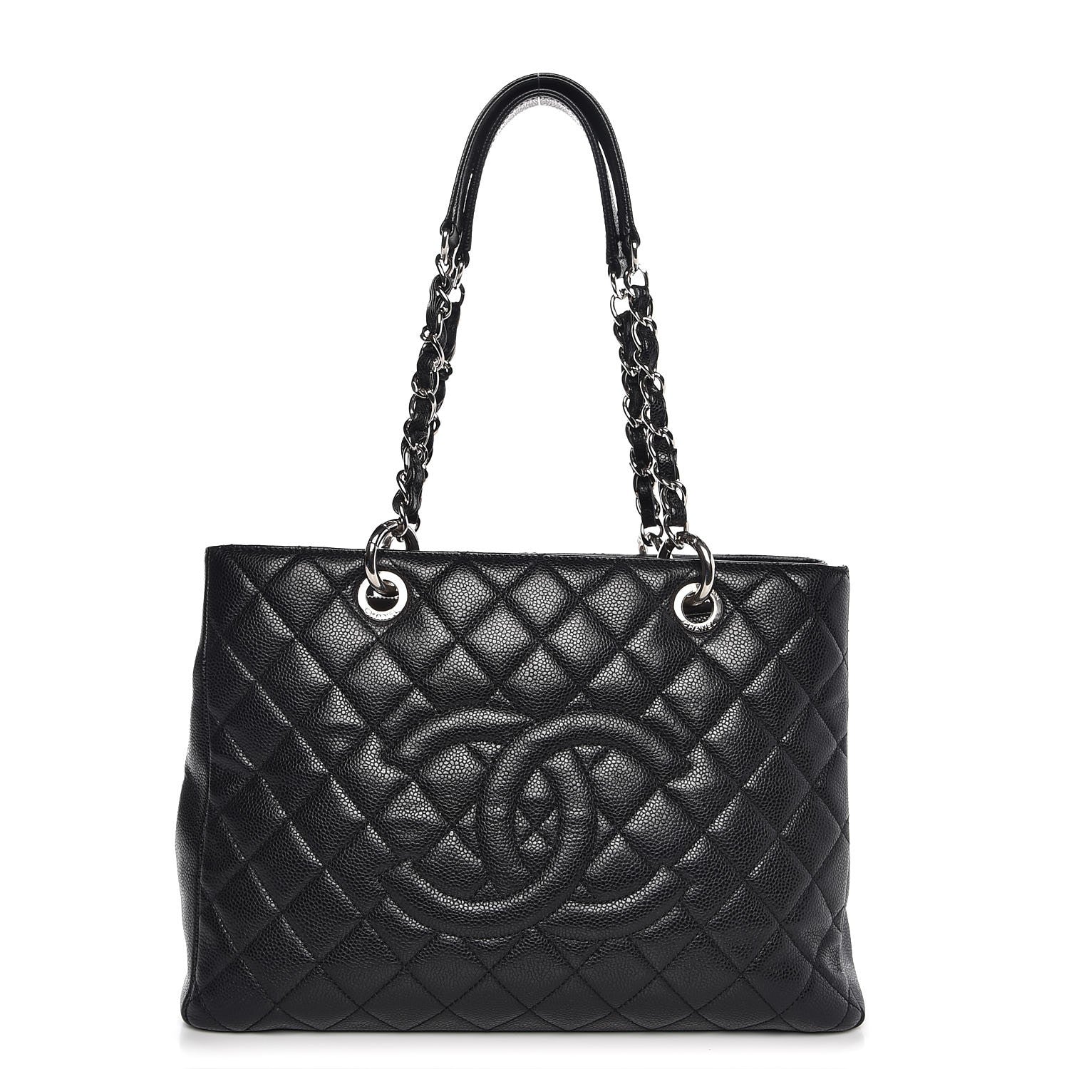 Chanel Caviar Quilted Grand Shopping Tote GST Black 1 of 7