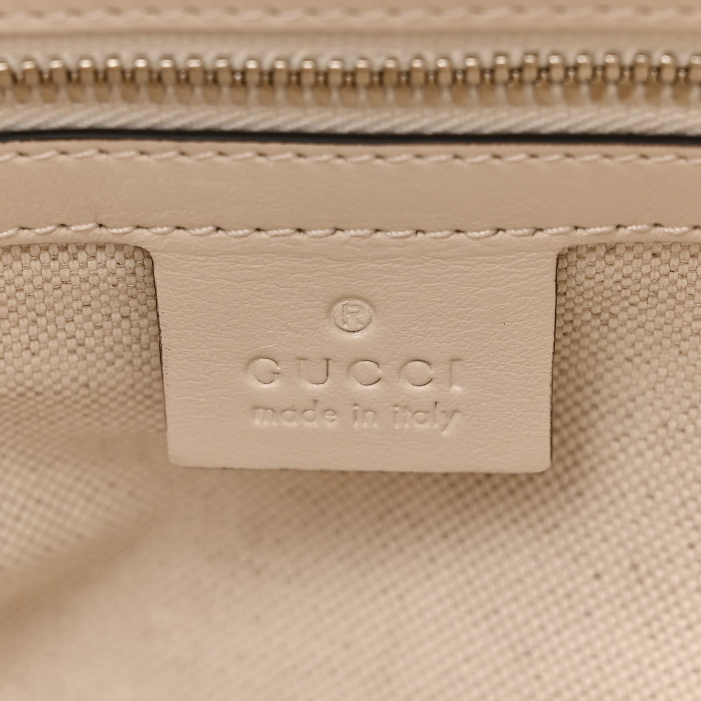Calfskin GG Tennis Embossed Backpack Mystic White Black
