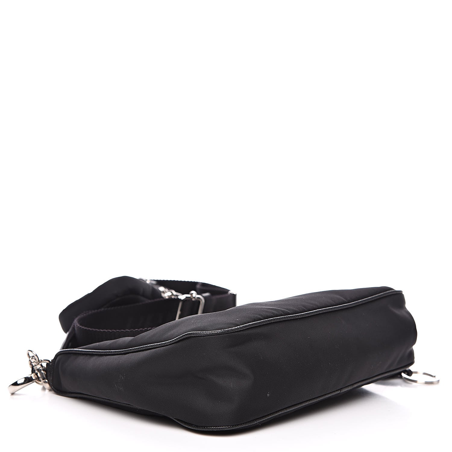 Prada Nylon Re-Edition 2005 Shoulder Bag Black 4 of 10