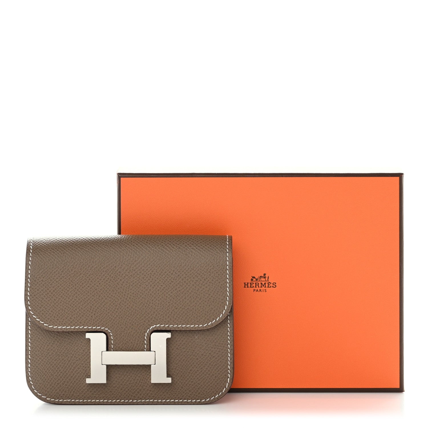 Hermes Epsom Constance Slim Wallet Etoupe 9 of 9