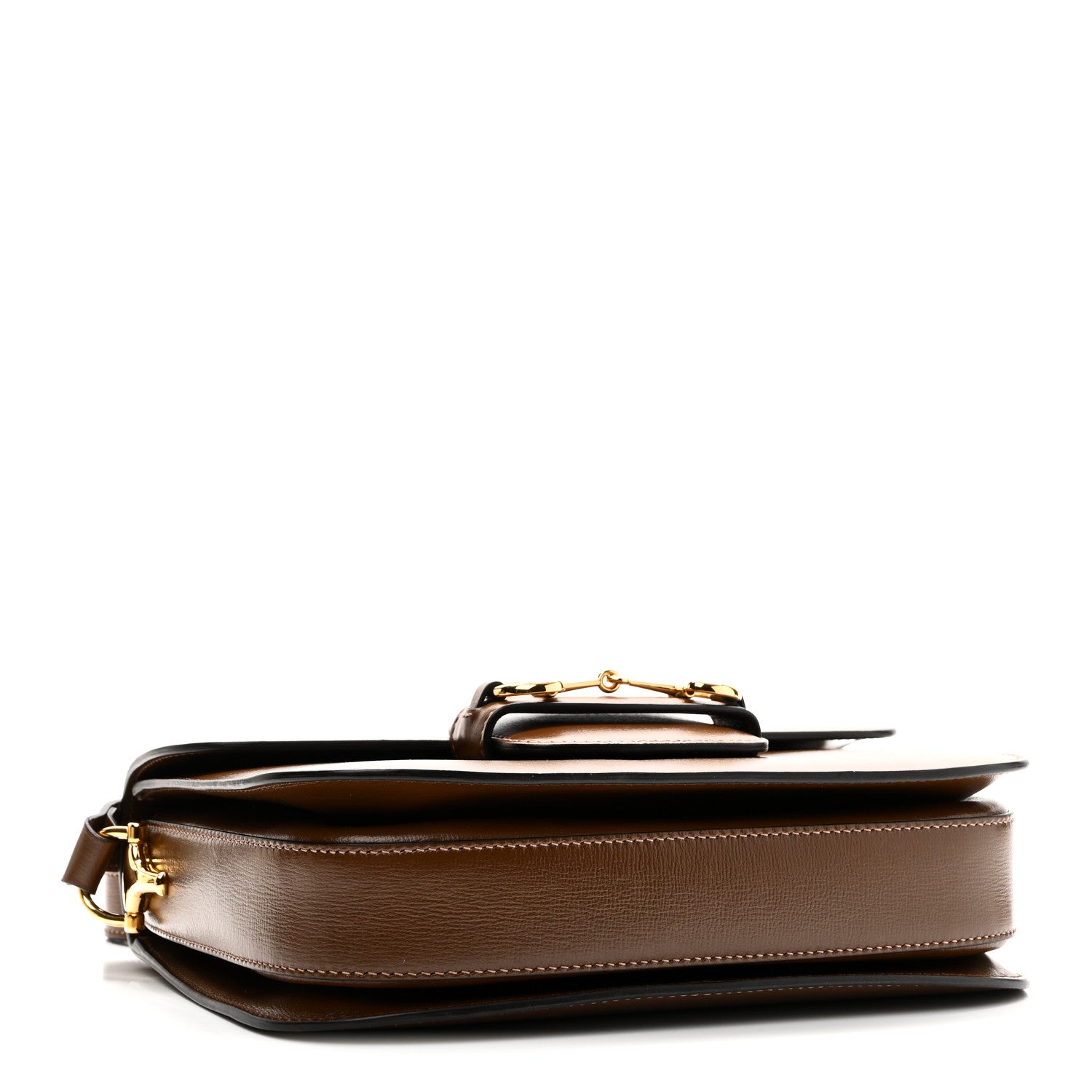 Gucci Azalea Calfskin Horsebit 1955 Shoulder Bag Brown Sugar 4 of 10