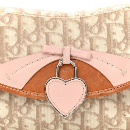 Christian Dior Monogram Romantique Trotter Flap Bag Beige Rose Clair 8 of 15