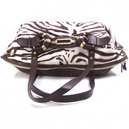 Jimmy Choo Pony Hair Zebra Bowler 5 of 10