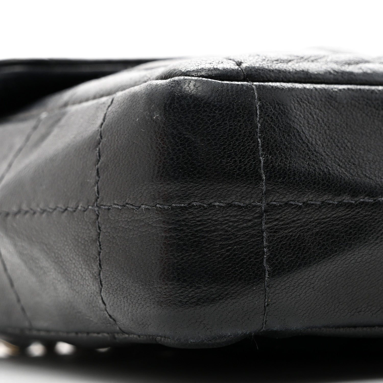Chanel Lambskin East West Chocolate Bar Flap Black 10 of 14