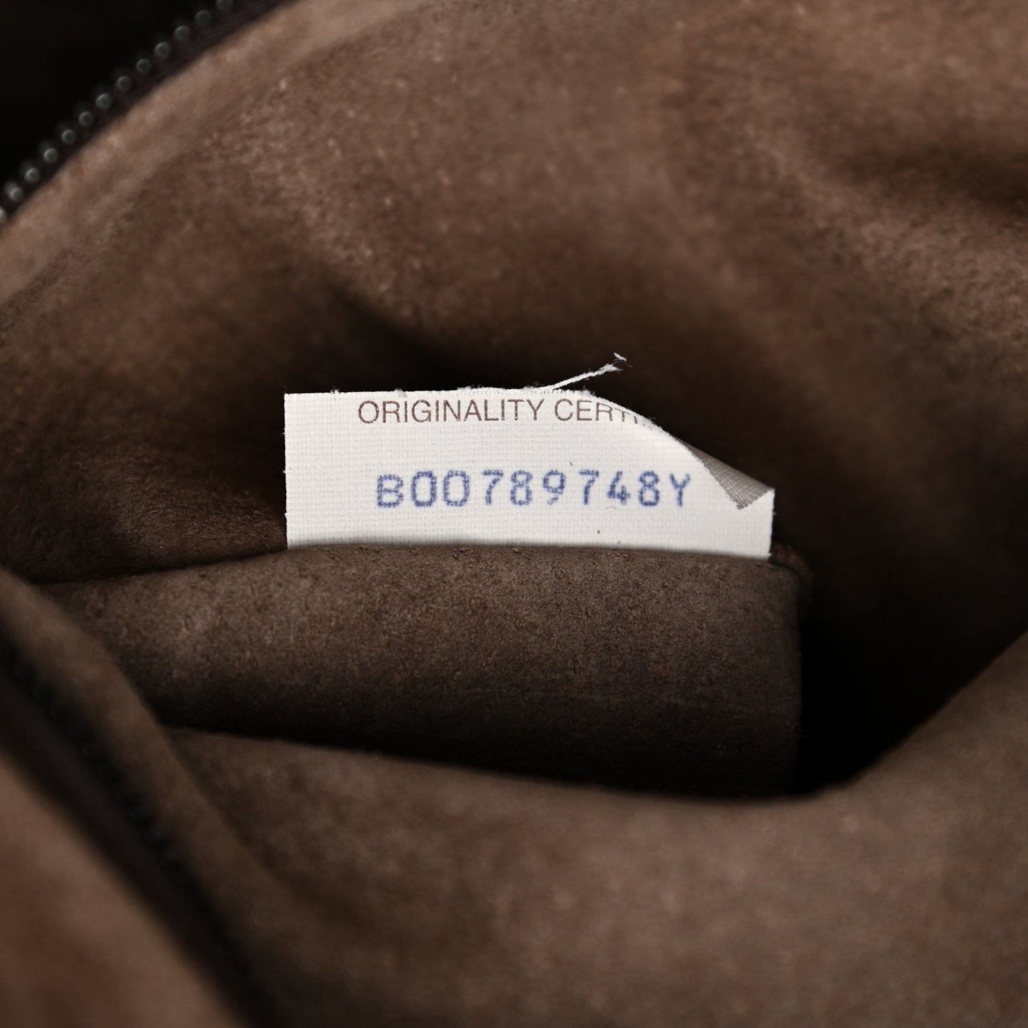 Nappa Intrecciato Large Veneta Hobo Ebano