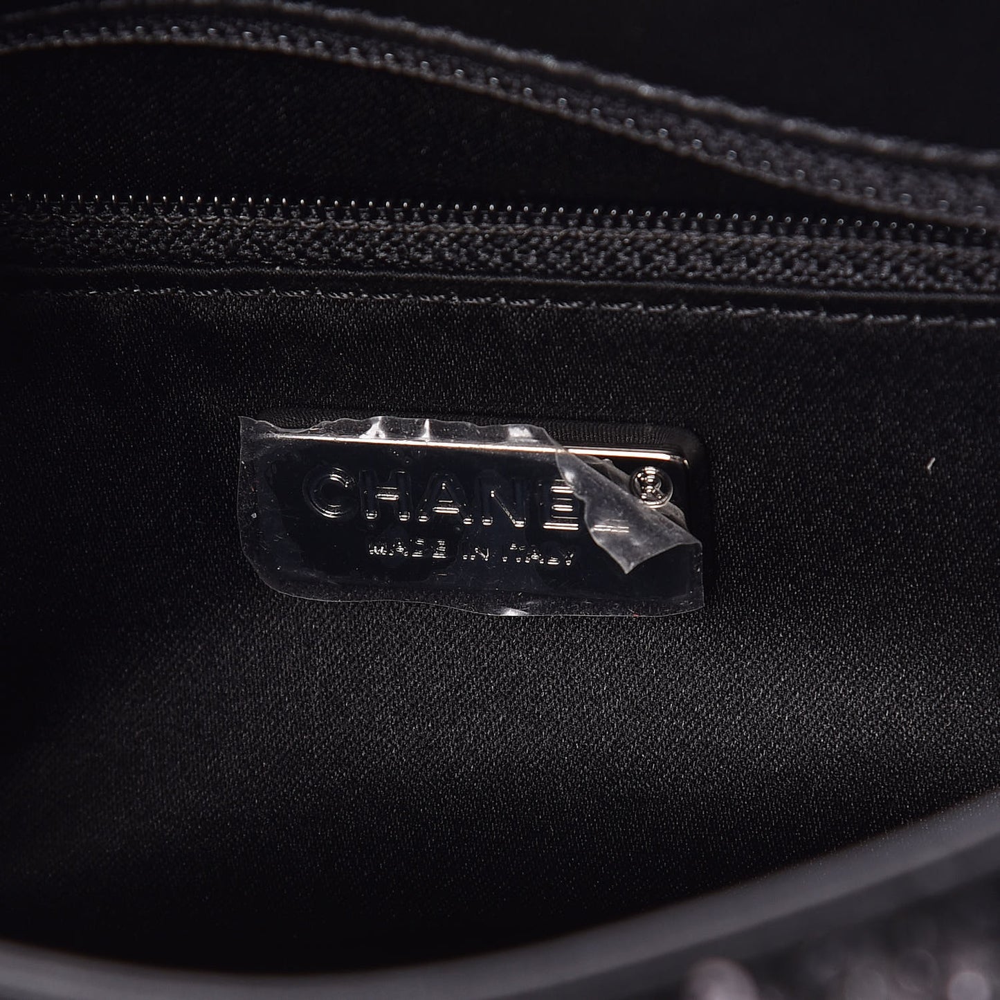 Sequin Single Flap Silver Black Silver