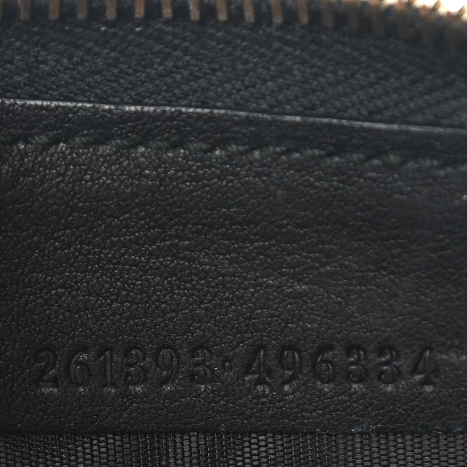Gucci Calfskin GG Zip Around Wallet Black 7 of 9