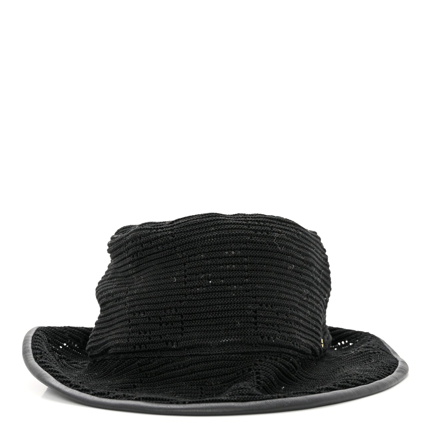 Crochet Cable Double G Bob Hat S Black