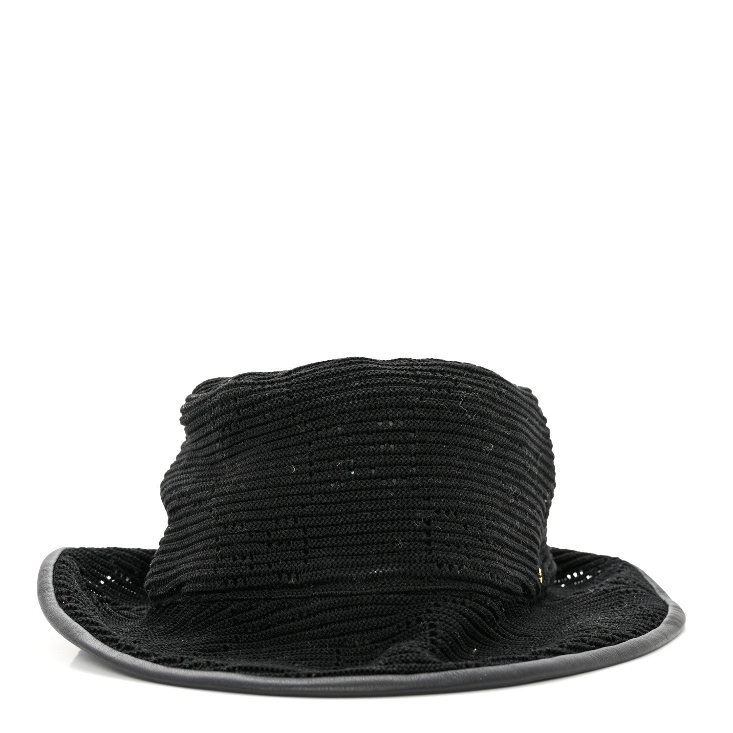 Gucci Crochet Cable Double G Bob Hat S Black 3 of 10
