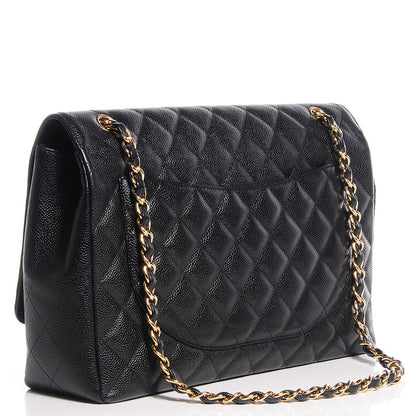 Chanel Caviar Maxi Single Flap Black 3 of 10
