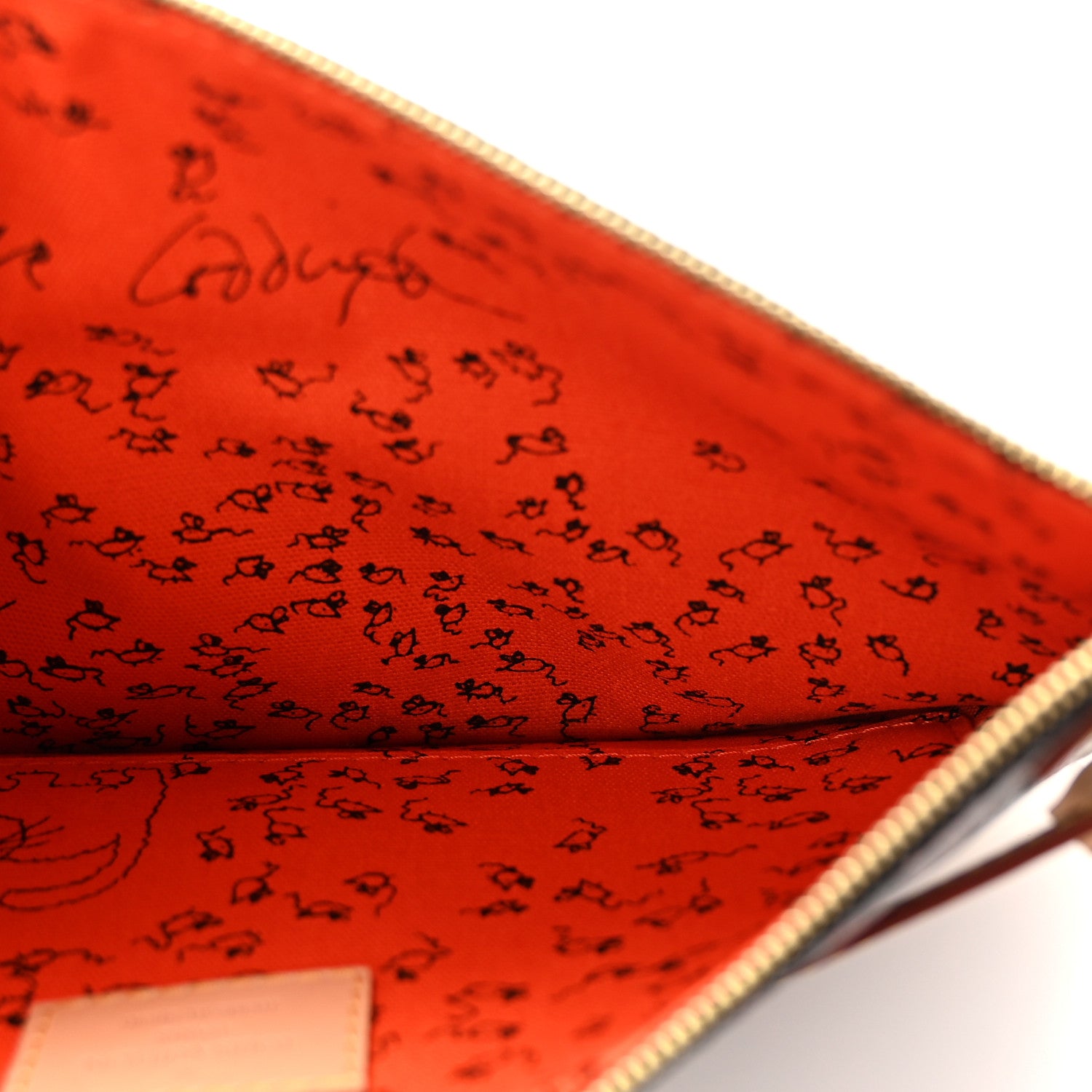 Louis Vuitton Catogram Neverfull MM GM Pochette Marron 5 of 6