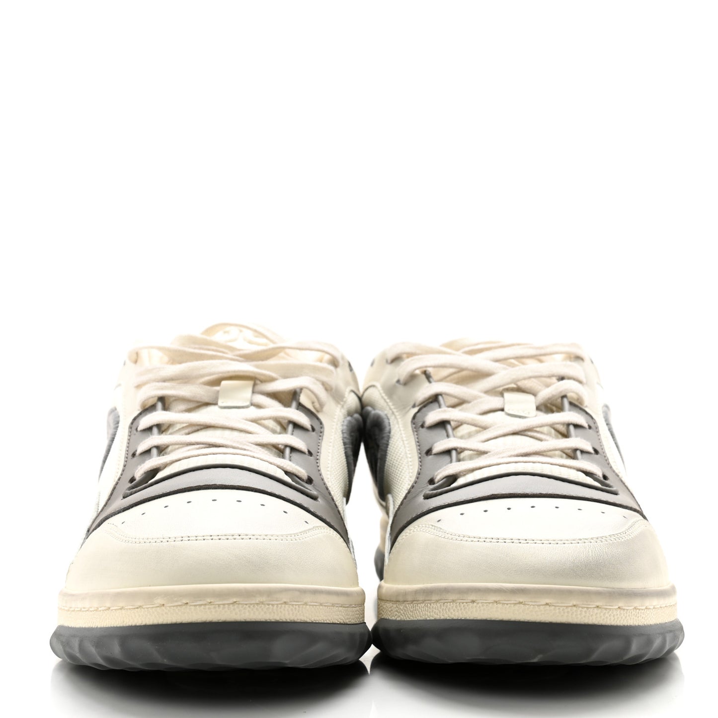 Dali Soft Calfskin Mens Mac80 Sneakers 10 Off White Grey