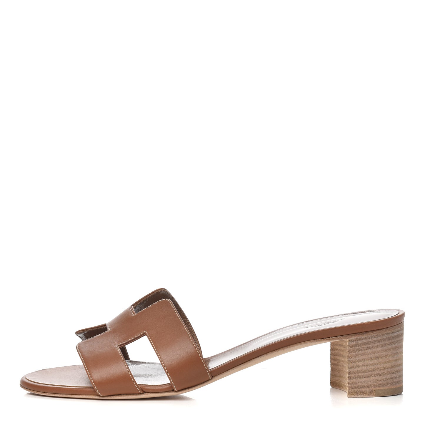 Calfskin Oasis Sandals 40 Gold