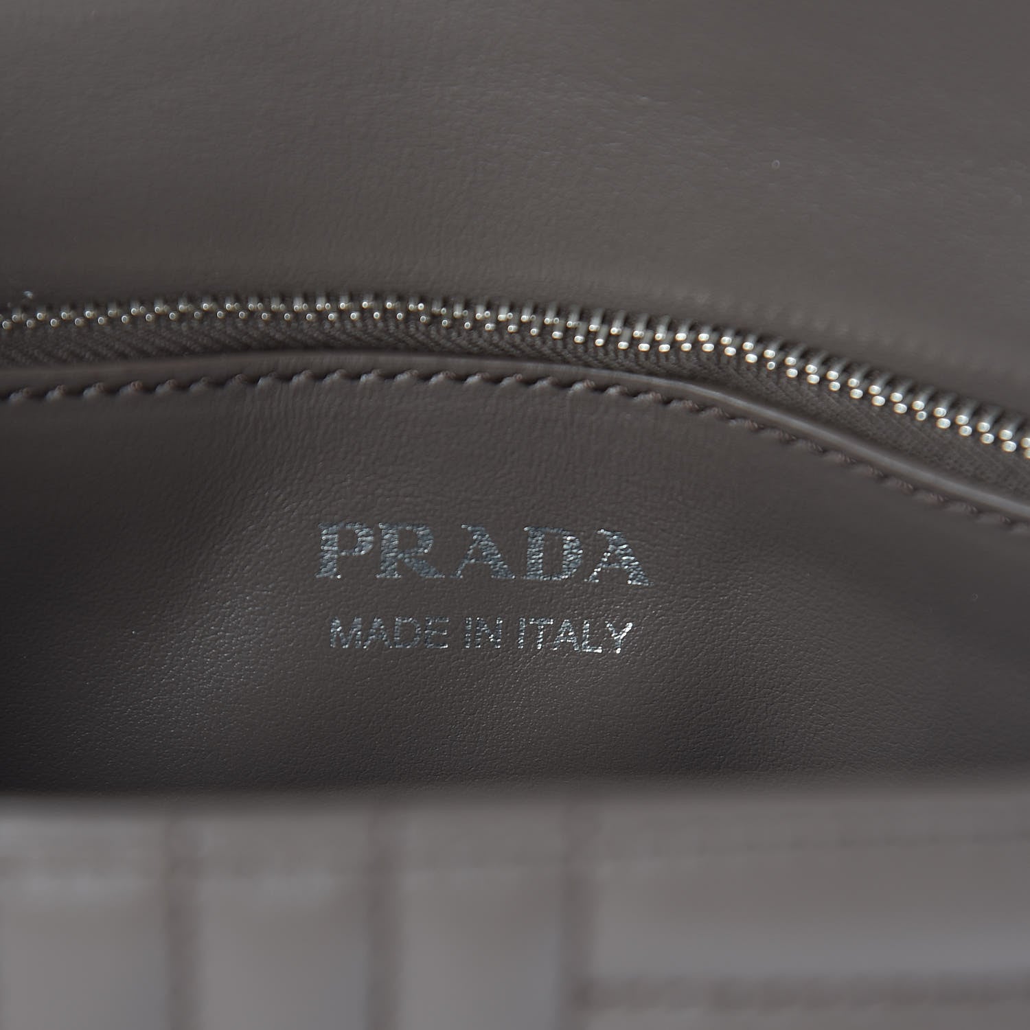 Prada Soft Calfskin Impunture Diagramme Small Chain Flap Shoulder Bag Bambu 6 of 9