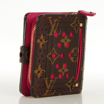 Louis Vuitton Monogram Perforated Compact Zipped Wallet Fuchsia 3 of 8