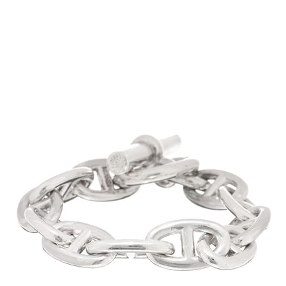 Hermes Sterling Silver TGM Chaine d'Ancre Bracelet 2 of 4
