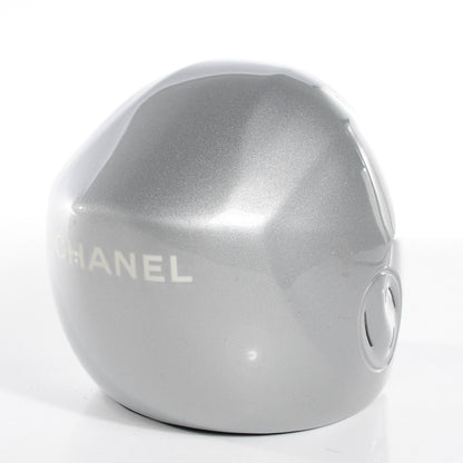 Chanel Metallic Ski Helmet Grey 4 of 9