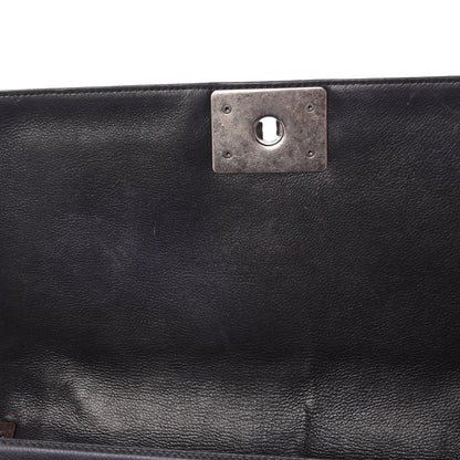Chanel Calfskin Quilted Medium Boy Flap Black 9 of 9