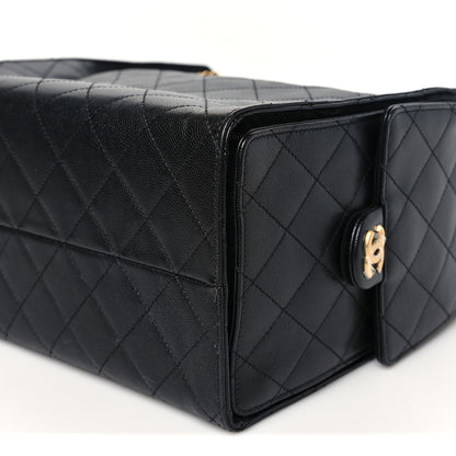 Chanel Caviar Quilted Medium Chanel 25 Handbag Black 10 of 11