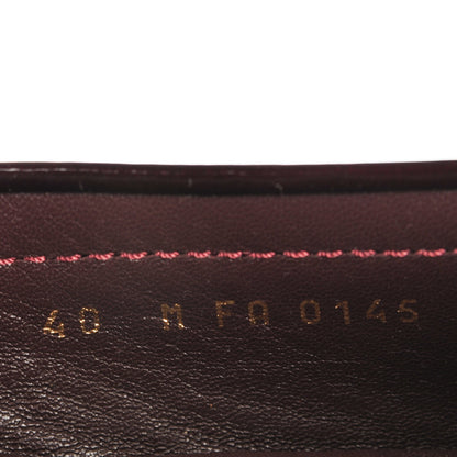 Louis Vuitton Patent Calfskin Oxford Loafers 40 Amarante 7 of 7