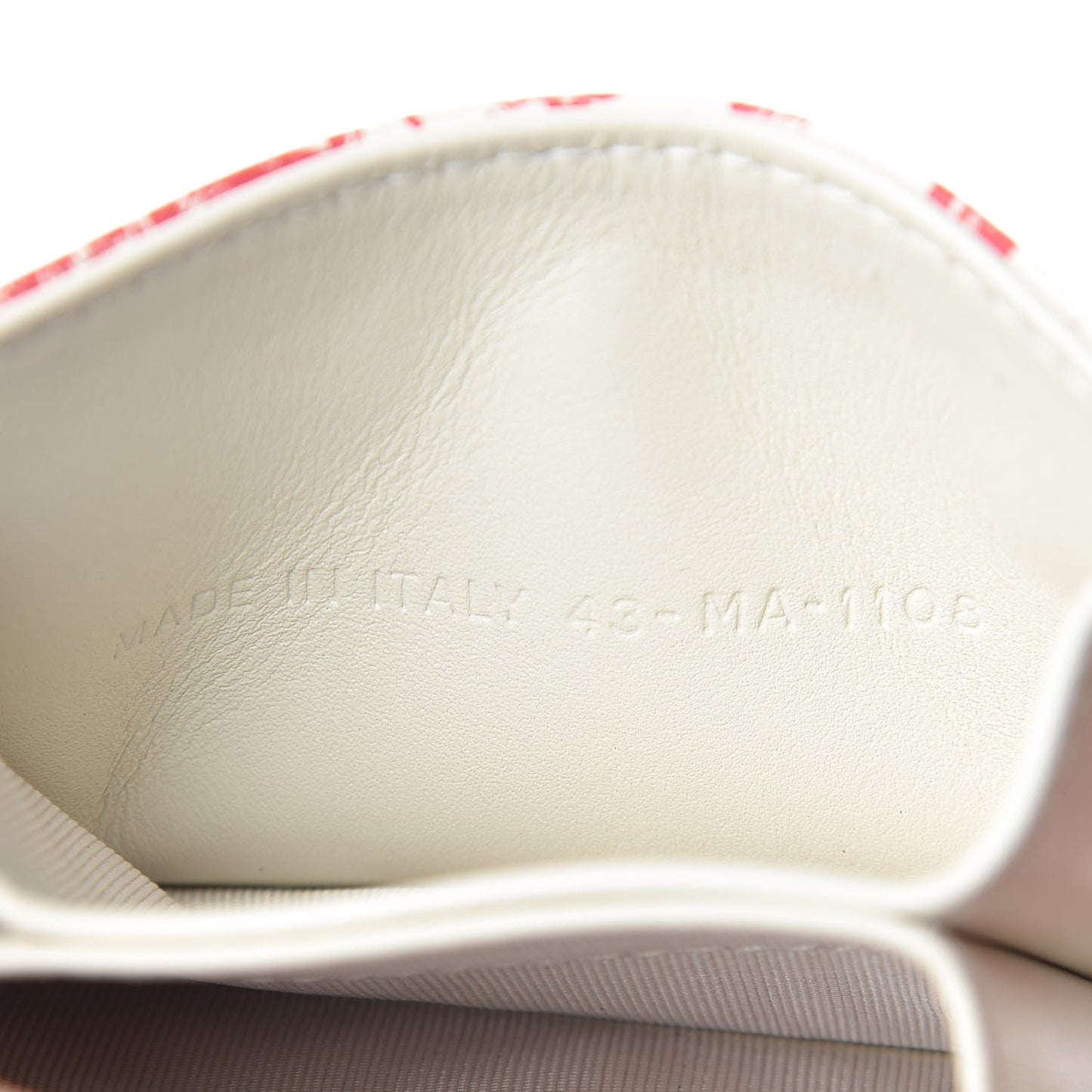 Calfskin Floral Print Lady Dior Gusseted Card Holder Latte Multicolor