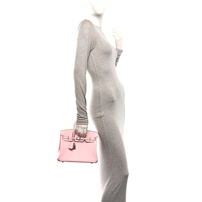 Hermes Swift Birkin 25 Rose Sakura 2 of 12