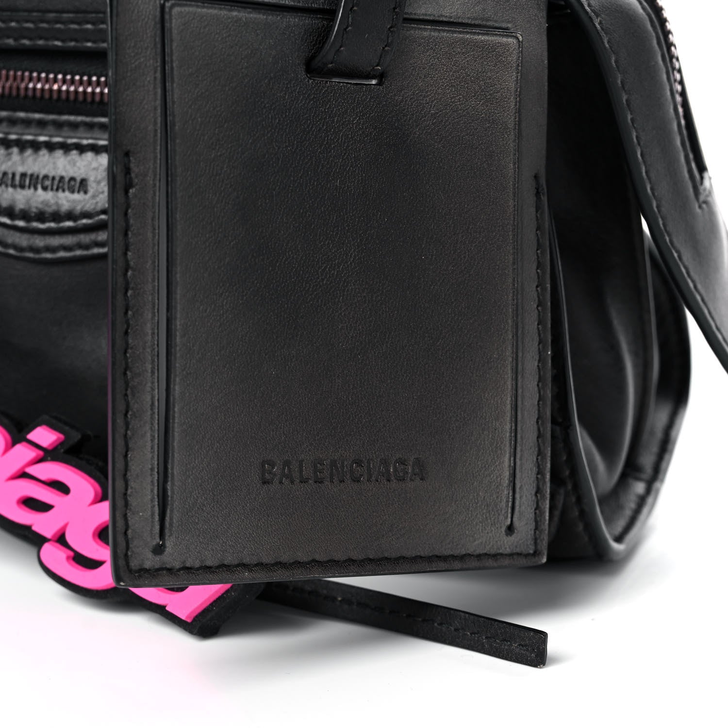 Balenciaga Used Calfskin Rust Hardware Mini Neo Classic City Black 9 of 15