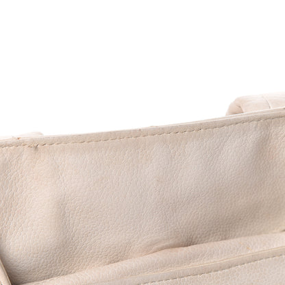 Chanel Caviar Square Stitched Large Tote White 12 of 23